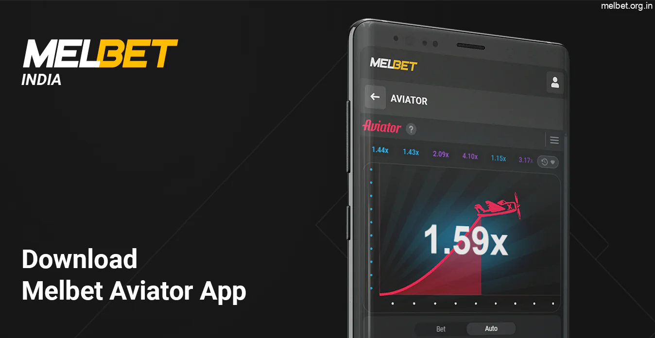 Melbet users from India can conveniently play Aviator from their Android or iOS Phones